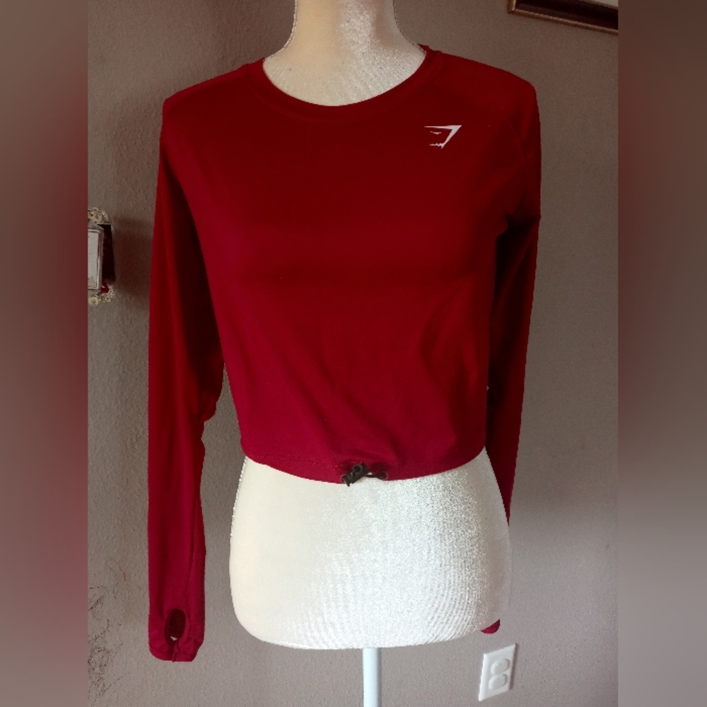 Gymshark rhubarb crop top
